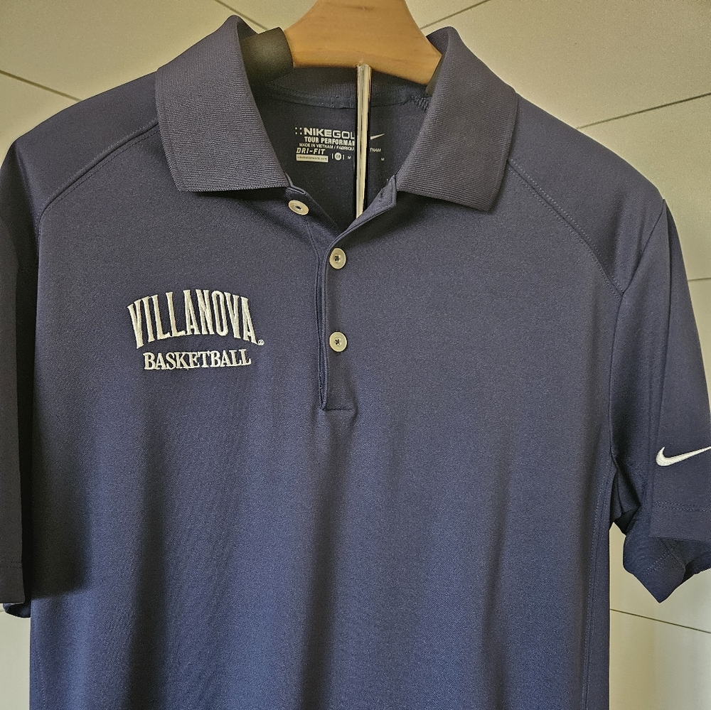 Nike Golf Tour Performance dri-fit Villanova Basketball polo